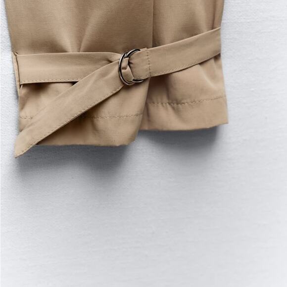 ZARA BELTED CARGO JUMPSUIT - Picture 8 of 12